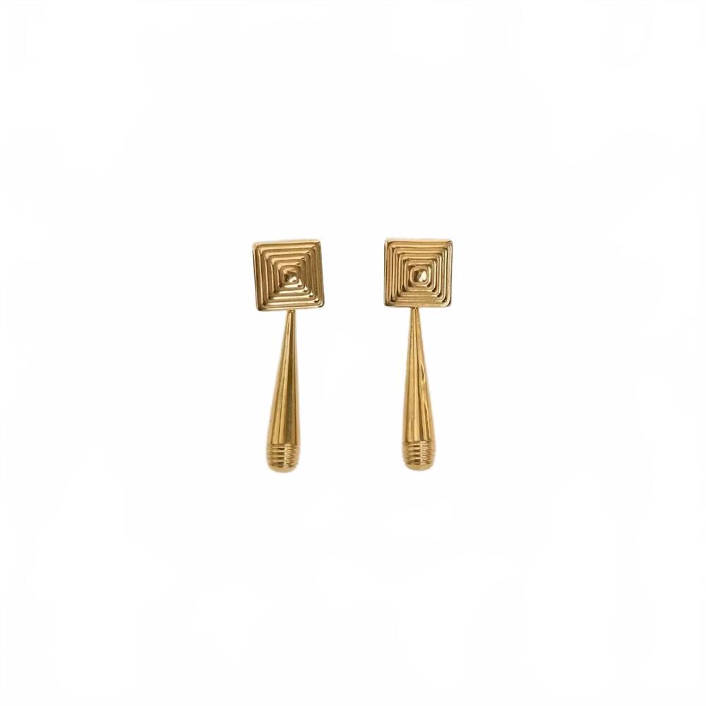 NEW HEAVEN MAYHEM women's iris earrings in gold
